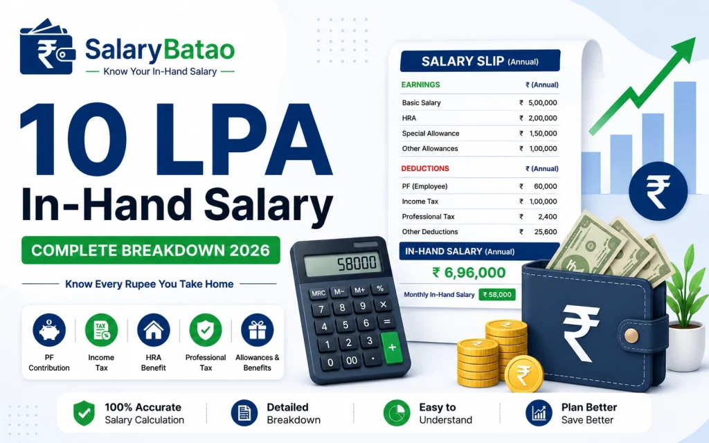 10 LPA In Hand Salary: What You Actually Take Home Every Month 10 lpa in hand salary