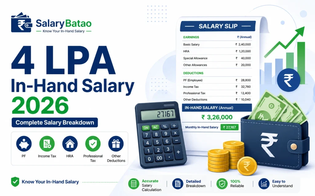 4 LPA In Hand Salary