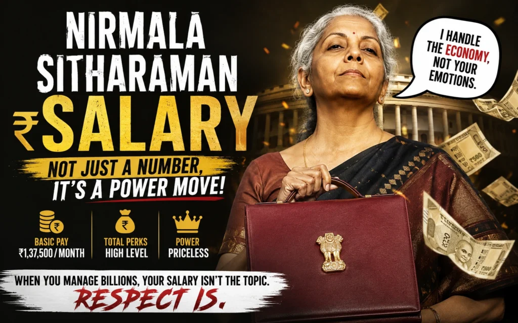 Nirmala Sitharaman Salary 2026: What India’s Finance Minister Actually Takes Home nirmala sitharaman salary