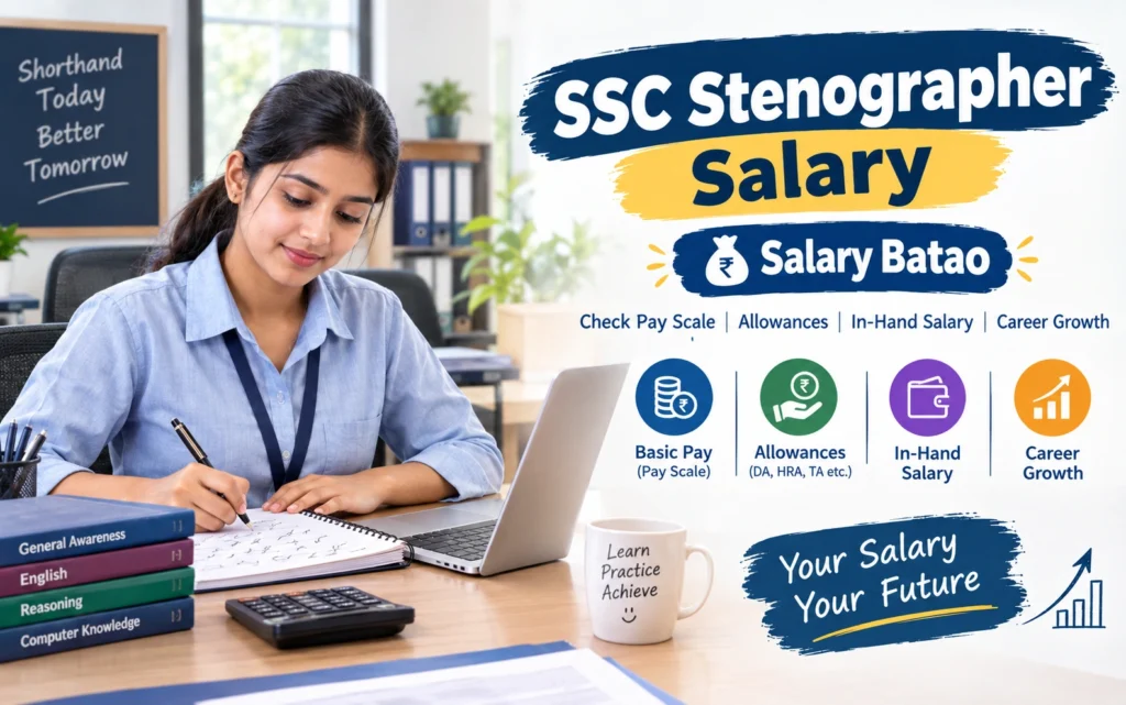 SSC Stenographer Salary 2026: Complete Grade C & Grade D Pay Guide SSC Stenographer Salary