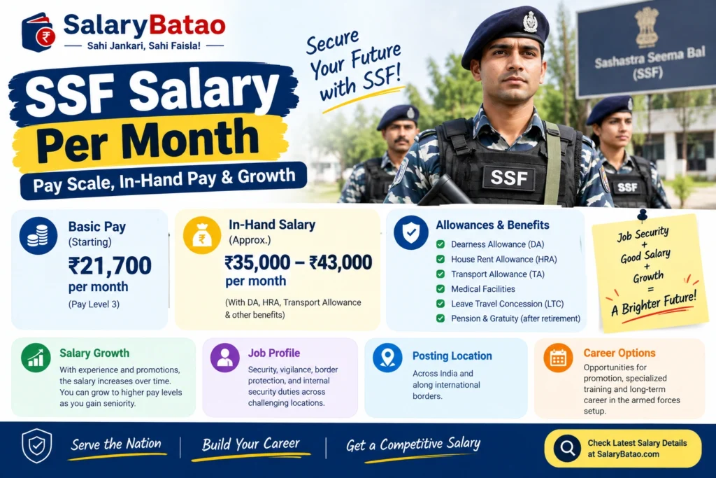 SSF Salary Per Month