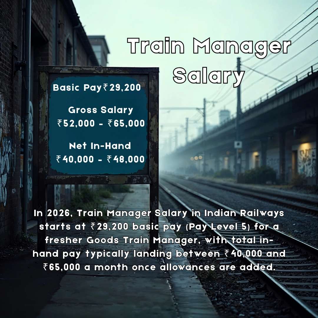 goods train manager salary