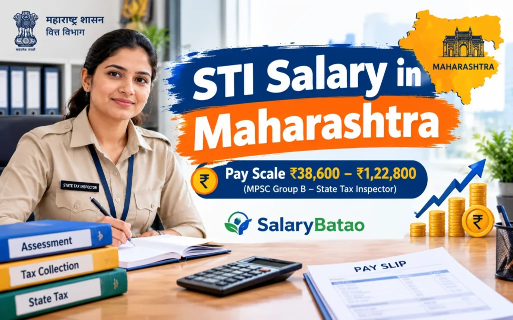 STI Salary in Maharashtra 2026: Pay, In-Hand & Growth STI Salary in Maharashtra